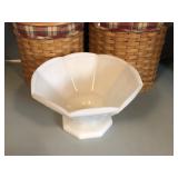 Vintage Milk Glass Compote/Fruit Bowl