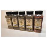 NEW (5) Commercial size Cooking Spices Sealed