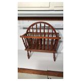 Wooden Magazine Rack