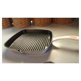 NEW Cuisinart Enamel Cast Iron Square Skillet