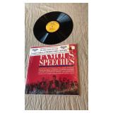VINYL Record Famous Speeches JFK, HITLER, etc