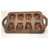 Cast Iron Teddy Bear Mold John Wright