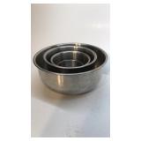 (4) Nesting Bowls Stainless Steel