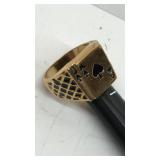 Black Jack Ring Size 10.5