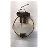 Antique Light Fixture w/ Globe