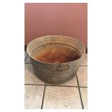Large Galvanized Was Tub