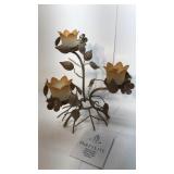 NEW PartyLite Golden Leaves Votive Holder P7280