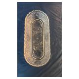 Antique Pressed Glass Serving Dish