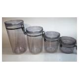 4pc Canister Set SEAL TIGHT LIDS