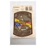 Vintage Desert Storm Military Patch Denmarks