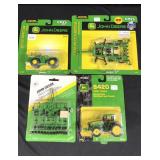 John Deere (2) Tractor & (2) Mulcher  1/64