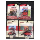 Case IH (2) Tractors & (2) Balers  1/64