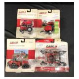 Case IH (2) Tractors, Baler & Disk  1/64