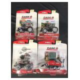 (3) Case IH Tractors & Baler  1/64