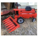Case IH 7088 Pedal Combine With Corn Rower