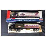 Ford AeroMax Tractor Trailer and Kenworth 1/64