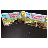 (2) Ertl Farmland Express 1/64th Hauling Set