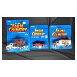 3 ERTL Farm Country Trucks