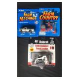 (3) Ertl Farm Machines, Farm Country, Bobcat