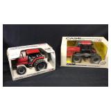 (2) Case Tractors 1/32 Scale