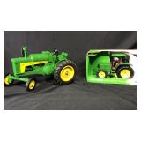 2 John Deere Tractors 1/16 and 1/32