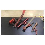 International Tractor & (4) Implements 1/16