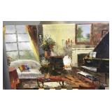 Oil on Canvas; 33' x 21' Oil on Canvas; 33' x 21'
