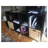 Cube Storage with Rollers and (2) Baskets Cube Storage with Rollers and (2) Baskets