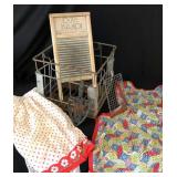 Dubl Handi Wash Board, Milk Crate, Aprons, Dubl Handi Wash Board, Milk Crate, Aprons,