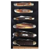 (6) Pocket Knives (6) Pocket Knives