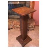 Oak Pedestal