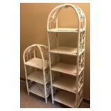 (2) Wicker Shelves ( Matching)