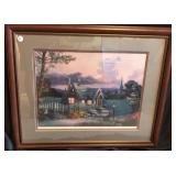 Cottage by the Chapel - Signed Curtis Print Cottage by the Chapel - Signed Curtis Print