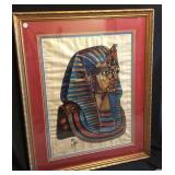 Large Egyptian Painting on Cloth Large Egyptian Painting on Cloth