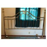 King Size Brass Headboard, Rails, and More