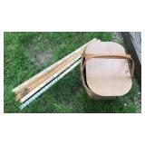 Picnic Basket and Advertising Yardsticks Picnic Basket and Advertising Yardsticks