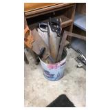 Bucket of Saws and L-Square Bucket of Saws and L-Square