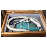 Cyclonic Vacuum and Carrying Chest with Parts Cyclonic Vacuum and Carrying Chest with Parts