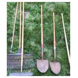 Shovels, Rakes, Hoe, Saws