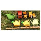 Pails, Dump Trucks, and Baseball Bat Coat Rack Pails, Dump Trucks, and Baseball Bat Coat Rack