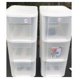 2 Sterilite Organizers 2 Sterilite Organizers