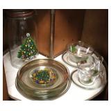 Glass Christmas Set Glass Christmas Set