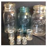 Penicillin Bottles, Ball Jars, Penicillin Bottles, Ball Jars,