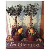(2) Fruit Arrangements, I'm Blessed (2) Fruit Arrangements, I'm Blessed