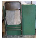 Card Table and (1) Chair Card Table and (1) Chair