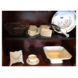 (8) Serving Pieces including Belleek (8) Serving Pieces including Belleek