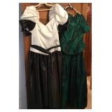 (2) 1980s Era Formal Dresses