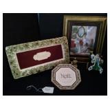 Christmas Tray, Snowman, Santa, and Tray Christmas Tray, Snowman, Santa, and Tray