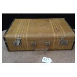 Antique Hard Shell Suitcase