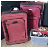 Samsonite Red Luggage and Travel Supplies